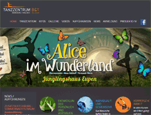 Tablet Screenshot of bewegung-tanz.net